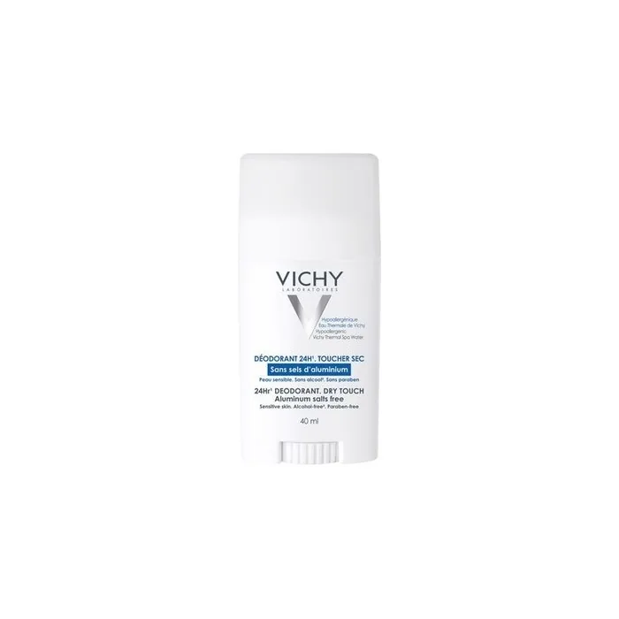 Vichy Deodorant Stick 24h Antiperspiration 24 Hours Without Aluminum Salts 40 Ml
