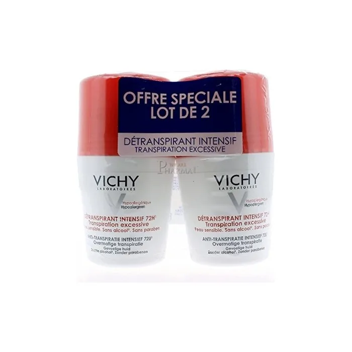 Vichy 72 Hours Excessive Transpiration Deodorant Roll-On 100ml