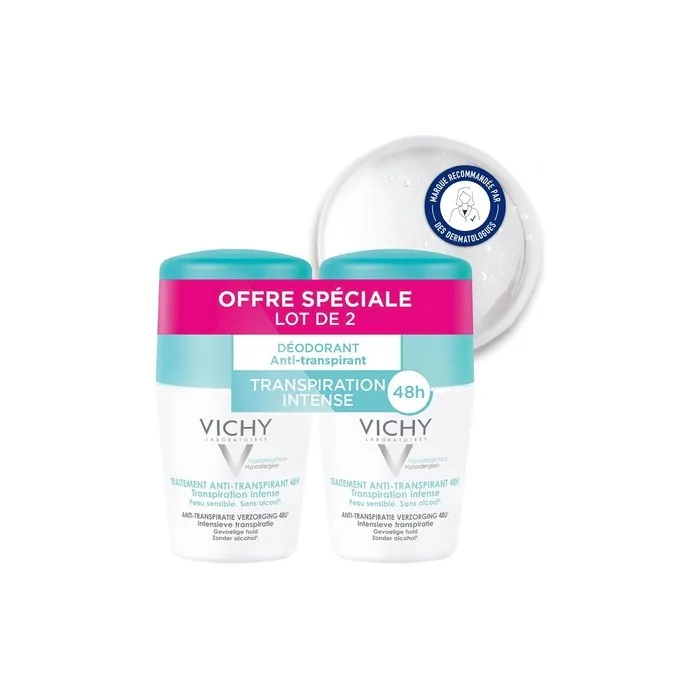 Vichy Unisex 48H Anti-Perspirant Roll-On Intense 100ml