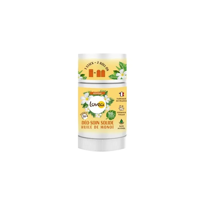 Lovea Deo Stick Solid Care Monoi Oil - Personal Care Deodorant