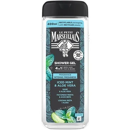 Le Petit Marseillais Homme Iced Mint & Aloe Vera 4-in-1 Shower Gel