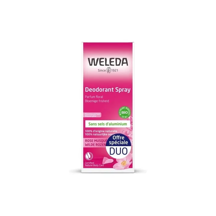Rose Deodorant Spray Duo 100ml - Pack of 2