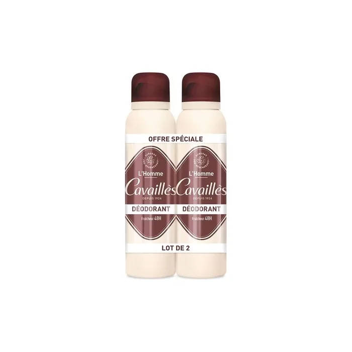 Rogé Cavaillès Men's Deodorant Fresh Spray 48H 2 x 150ml