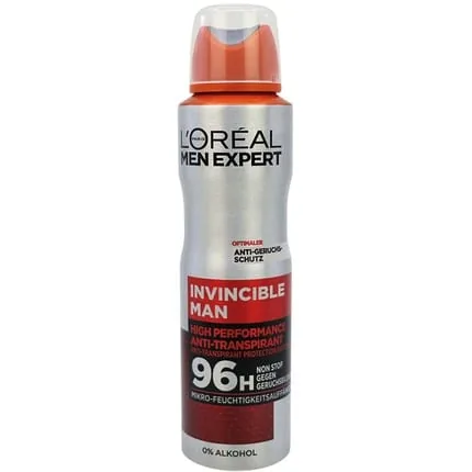 L'Oreal Men Expert Deospray Invincible Man 96h Antiperspirant 150ml