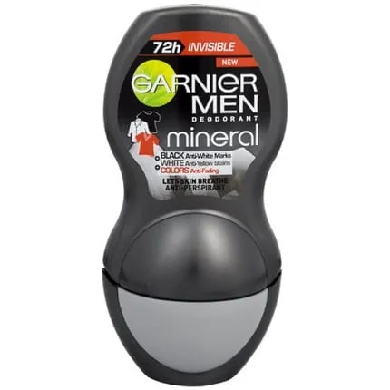 Garnier Mineral Invisible Antiperspirant Rollon For Men 50 Ml