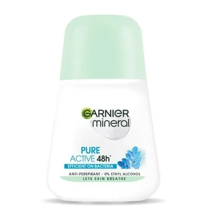 Garnier Pure Active 48h Women Roll-On Antiperspirant 50ml