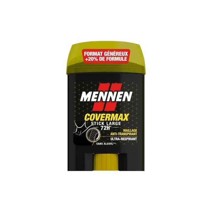 Mennen Covermax Anti-Sweat for Men 72 Hours Wide Stick Alcohol Free