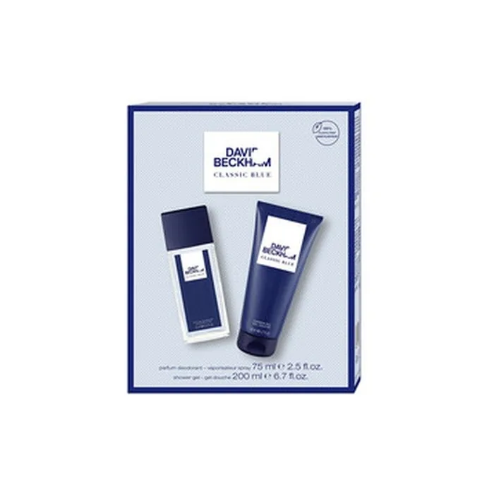 David Beckham Classic Blue Gift Set Deodorant 75 Ml And Shower Gel 200 Ml
