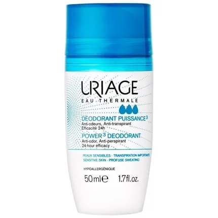 Uriage Eau Thermale Power Deodorant 24h Antiperspirant Roll-On 50ml