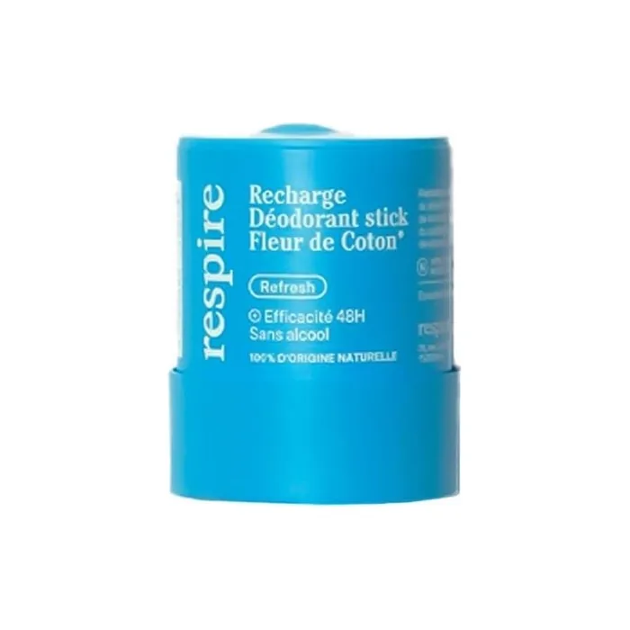 Respire Organic Cotton Flower Deodorant Stick Refill 50g