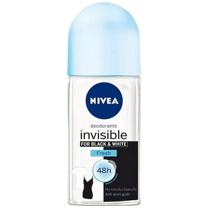 Nivea Black & White Invisible Fresh Deodorant Roll-On 50ml