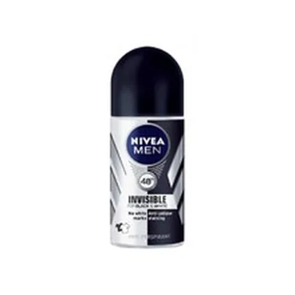 Nivea Invisible For Black White Power Rollon Effective Antiperspirant For Men