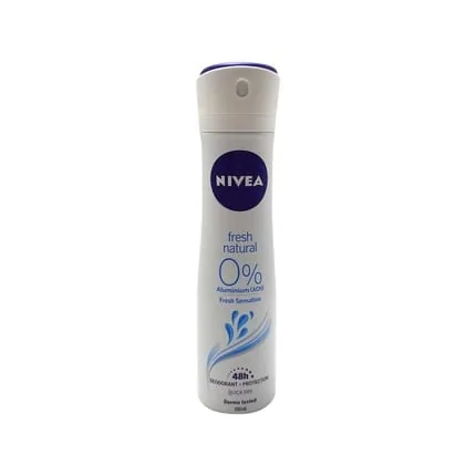 Nivea Fresh Natural 0 Aluminum Deodorant Spray 150ml