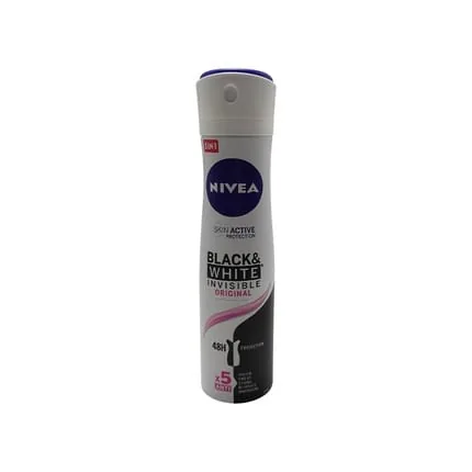 Nivea Invisible For Black & White Original Women's Deodorant Spray 150ml