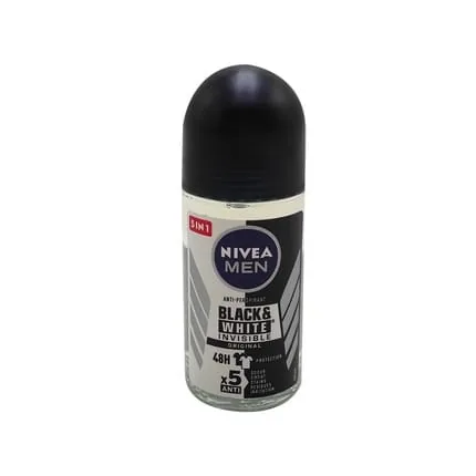 Nivea Men Black & White Invisible Original Rollon 50ml