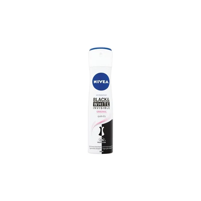 Nivea Deodorant Spray Invisible Black & White Clear