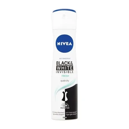 Nivea Deodorant Spray Invisible Black & White Fresh Personal Care