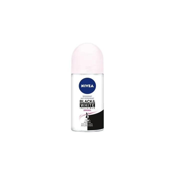 NIVEA Black & White Invisible Original Roll-on Antiperspirant 50ml