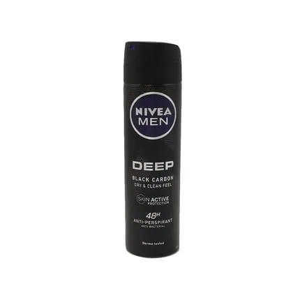 Nivea Nivea Men Deep Black Carbon Deodorant Spray 150ml