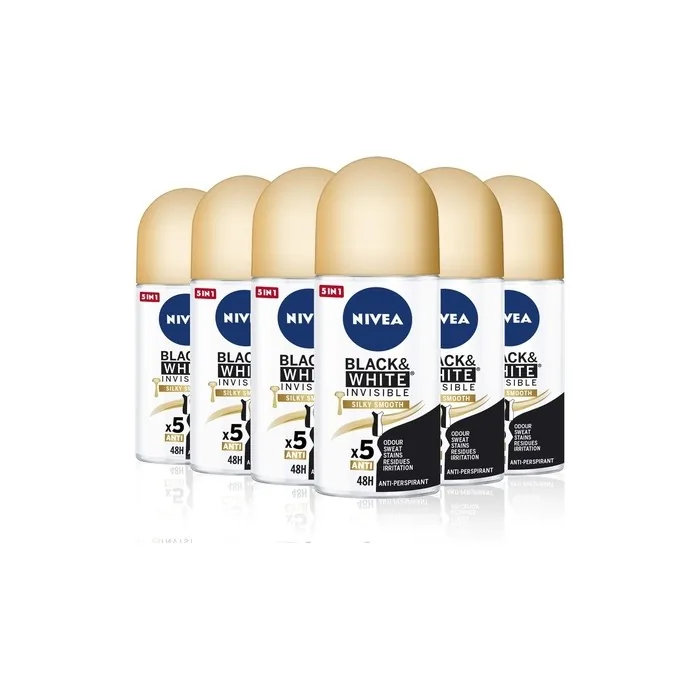 Nivea Black & White Invisible Silky Smooth Deodorant 50ml