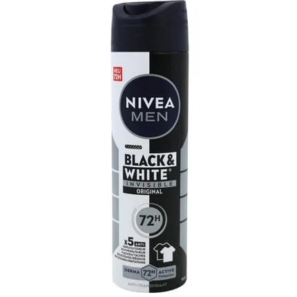 Nivea Nivea Deo Spray Men Invisible Black & White 150ml