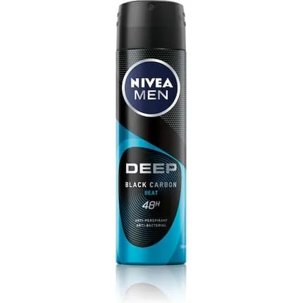 Nivea Men Deep Black Carbon Antiperspirant Spray 48h 50ml