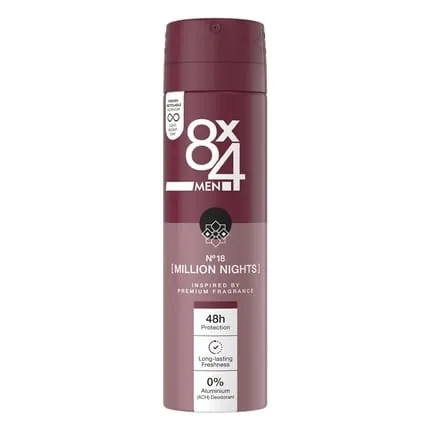 8X4 Men Deo N° 18 Million Nights 150ml Oriental Scented Deodorant for Men