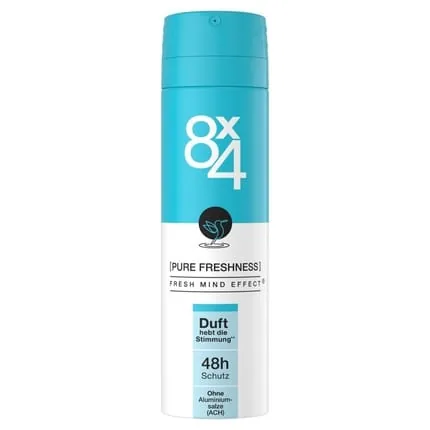 8x4 Spray No19 Pure Freshness 150ml