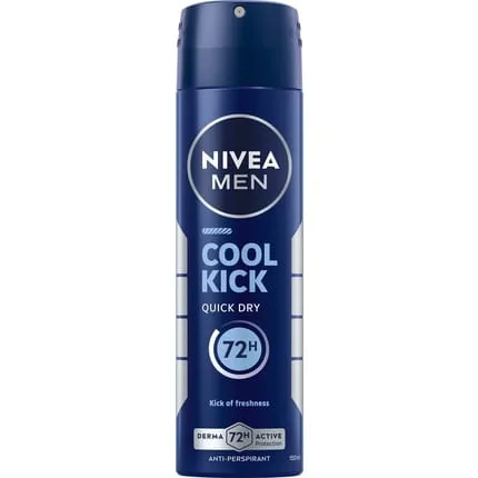 Nivea Cool Kick Male Spray 150ml - Refreshing Deodorant