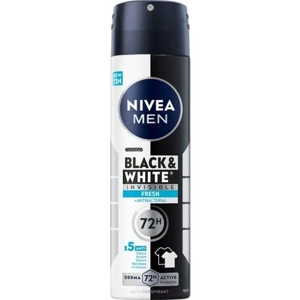 Nivea Black & White Invisible Fresh Male Deodorant Spray 150ml
