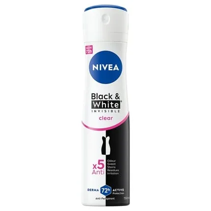 Nivea Black & White Invisible Original Female Deodorant Spray 150ml