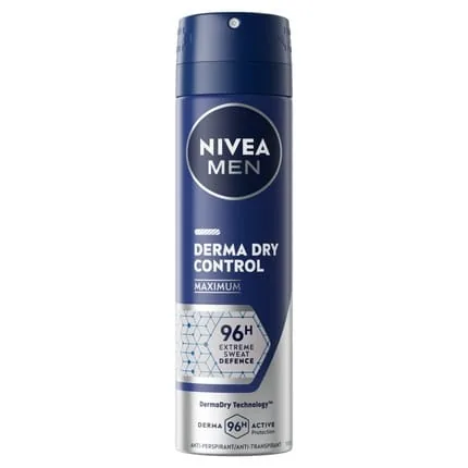 Nivea Men Deodorant Spray Derma Control - Effective Protection For Men