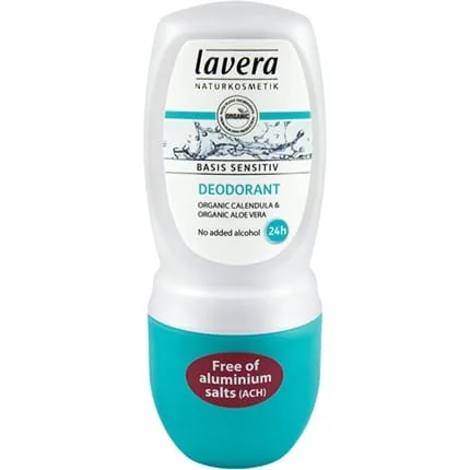 Lavera Basis Sensitiv Deodorant Rollon 50 Ml 48h Natural Protection