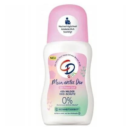 CD Girl Roll-On Deodorant with Organic Aloe Vera Extract 50ml
