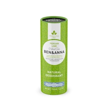 Ben&Anna Natural Deodorant Based On Soda In Stick Persian Lime 40g