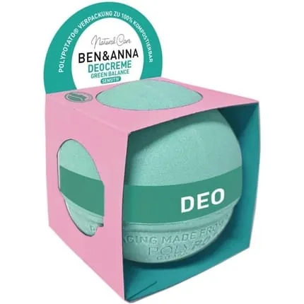Ben & Anna Natural Green Explosion Deodorant Cream 45g