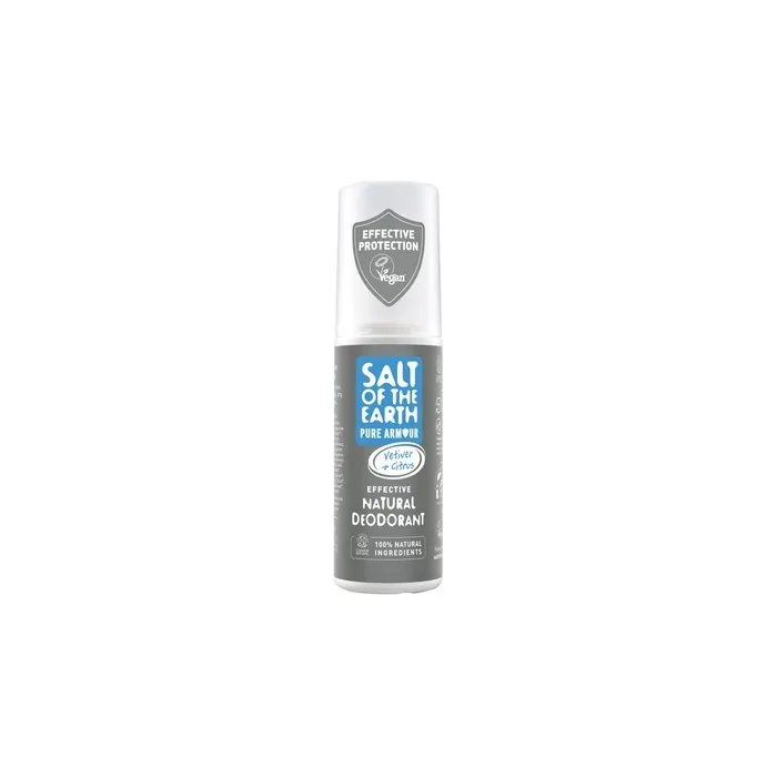 Salt Of The Earth Deospray Vetiver & Citrus Natural Deodorant For Men 100 Ml
