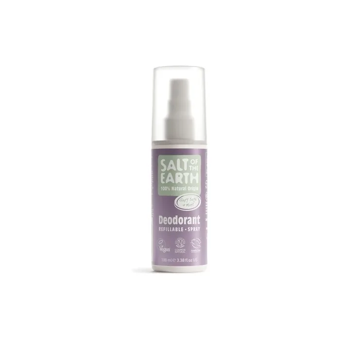 Salt Of The Earth Refillable Natural Deodorant Spray Vegan & Cruelty Free
