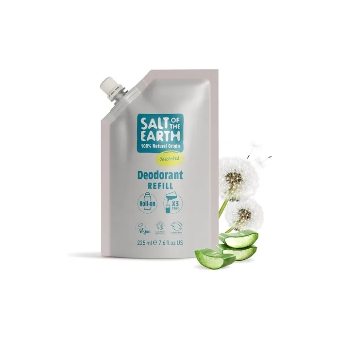 Salt Of The Earth Natural Deodorant Roll-On Refill Pouch