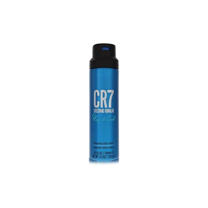 Cristiano Ronaldo CR7 Play It Cool Men Body Spray Deodorant Woody and Spicy Fragrance 6.8 Fl Oz
