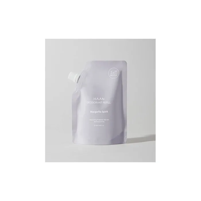 HAAN Deodorant Refill 120ml Natural Ingredients Recyclable Vegan Margarita Spirit Scent