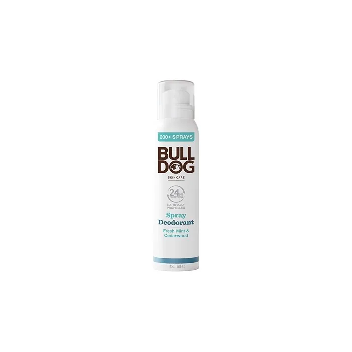 Bulldog Fresh Mint & Cedarwood Deodorant Spray 125 Ml