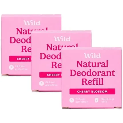 Wild Refill Deodorant Block Cherry Blossom 40g