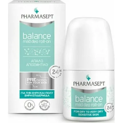 Pharmasept Balance Mild Deodorant 24h For Dry Skin Rollon 50ml