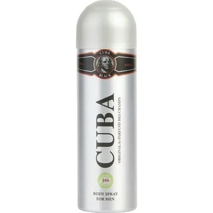 Cuba Original Cuba Black For Men Deodorant Spray 200ml