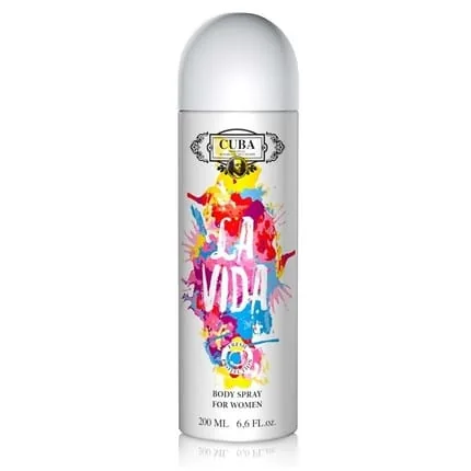 Cuba La Vida For Women Deodorant Spray 200ml