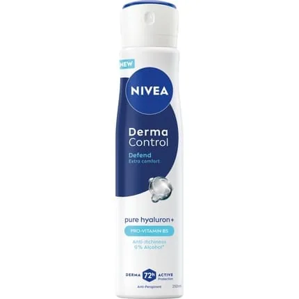 Nivea Derma Control Defend Women's Antiperspirant 72h Protection with Hyaluronic Acid Spray
