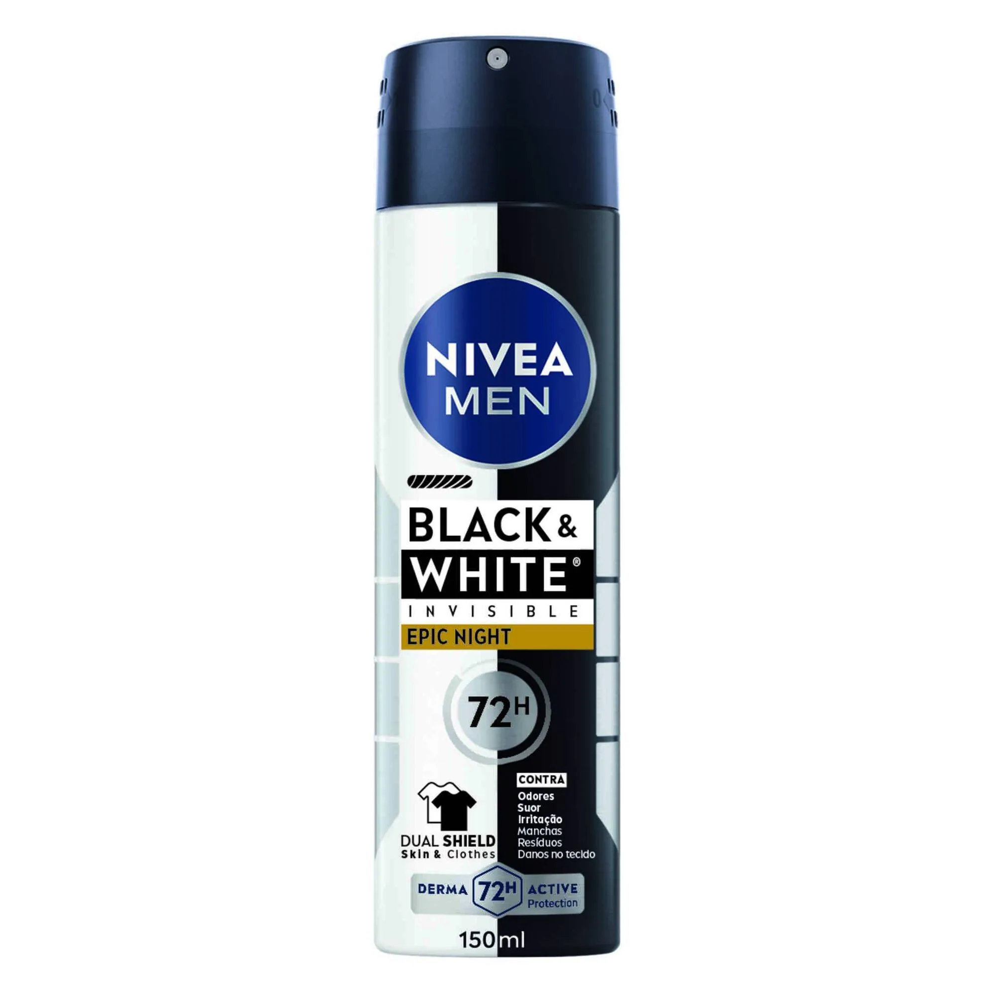 NIVEA Men Black & White Invisible Epic Night Antiperspirant Spray 150ml