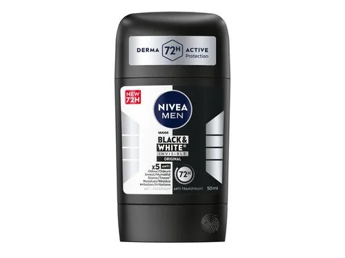 Nivea Black & White Authentic Deodorant Stick 50ml