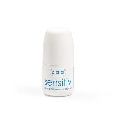 Ziaja Activ Roll On Sensitive Antiperspirant Cream 60ml - Alcohol-Free, Paraben-Free